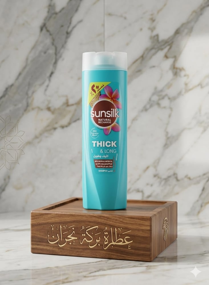 Sunsilk shampoo 180ml - thick and long