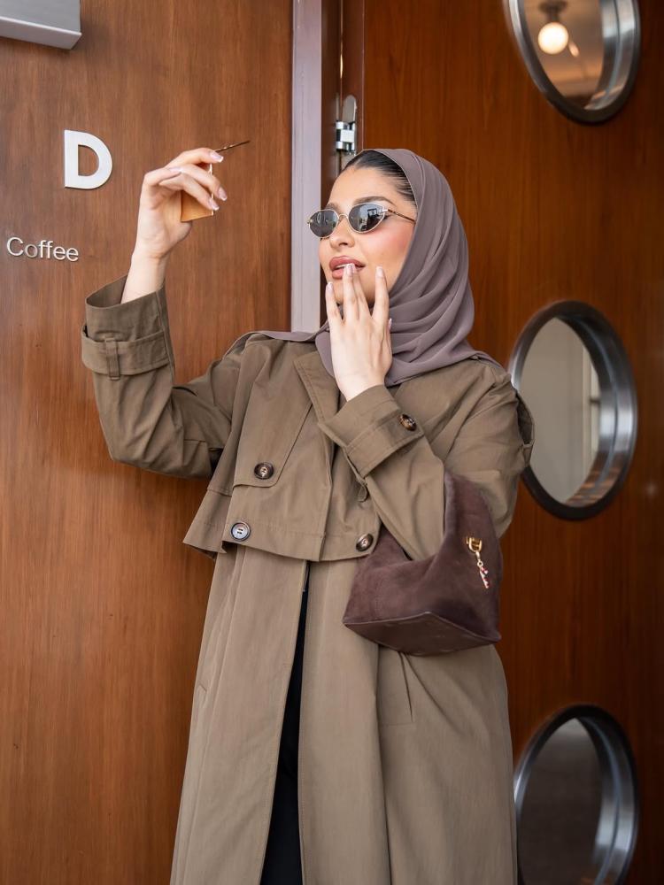 عباية A0121ترنش كوت  راقي