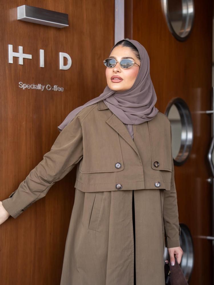 عباية A0121ترنش كوت  راقي