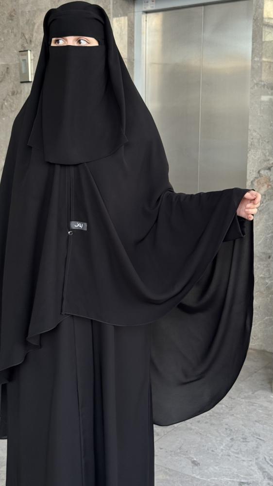 Glasses hijab fixed with face covering