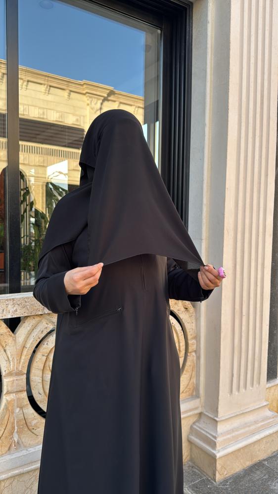 بكج العيد عباية نصف بشت + نقاب من اختيارك