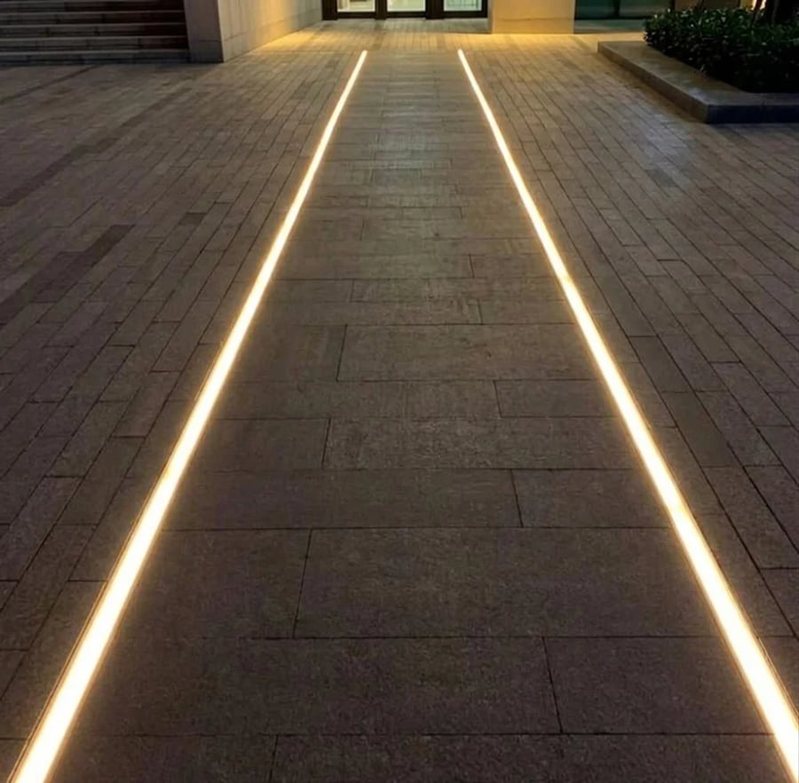وحدة إضاءة أرضية LED خارجية قابلة للتعديل – IP67 – زاوية 120° – إنارة حدائق وممرات – 5واط / 10واط