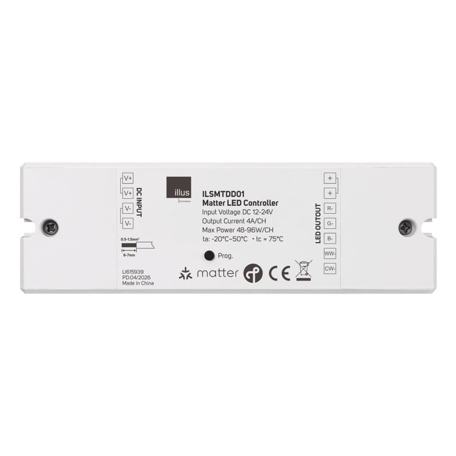 محول Matter ذكي لشريط الإضاءة LED – تحكم بالألوان ودرجة الحرارة لاسلكياً
