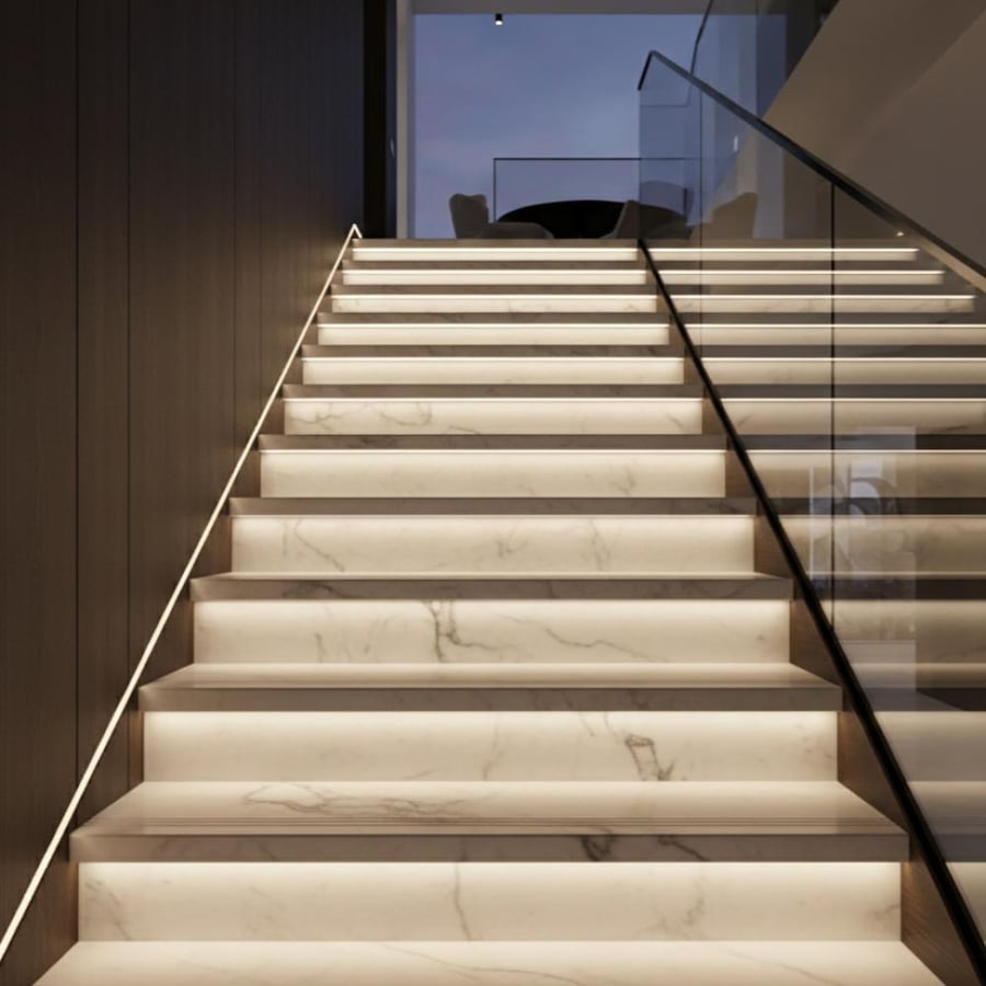 شريط إضاءة LED Simon خطي مرن – 8 واط/متر | DC 24V | IP65 | طول 5 أمتار