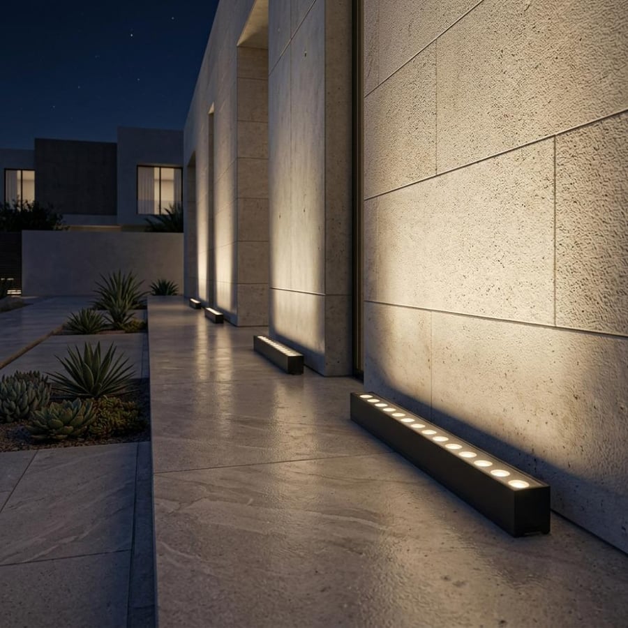 وحدة إضاءة جدارية خارجية LED – ILLUS – زاوية 20°×40° – IP66 – واط18 وال واشر Wall Washer