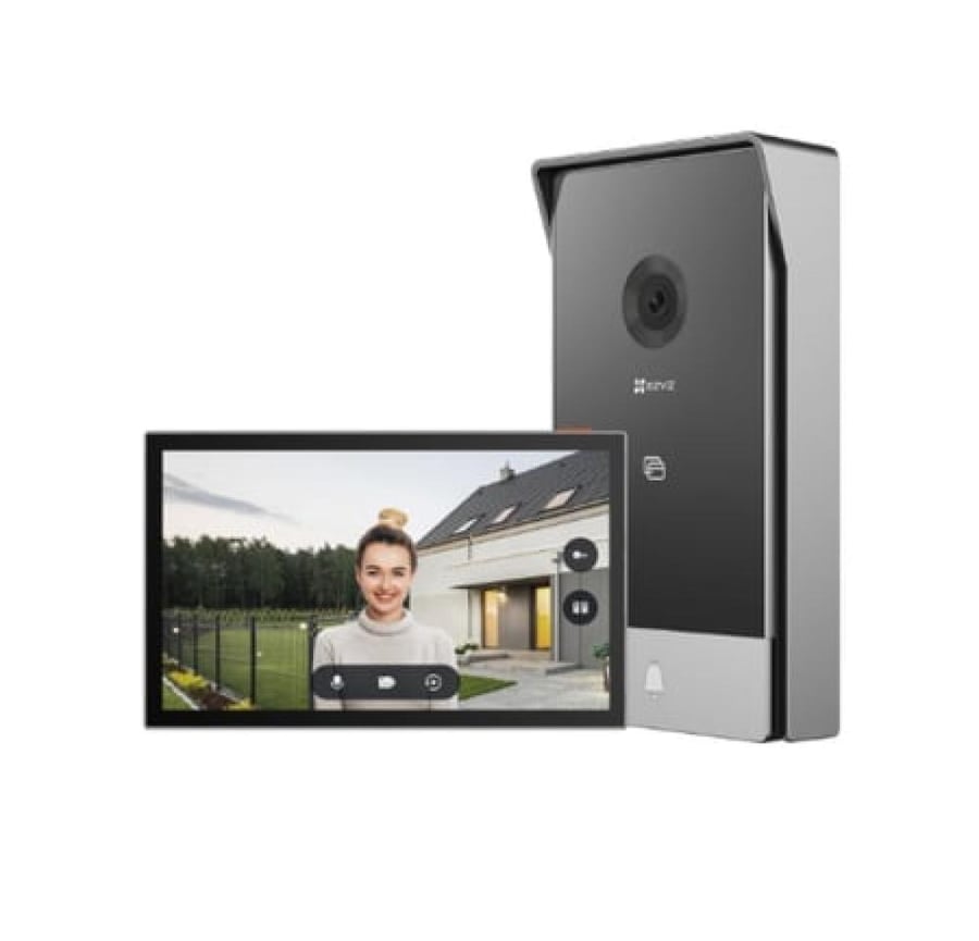 إنتركم EZVIZ موديل CS-HP7-R105-1W2TFC مع الكولون والترانس والتركيبإنتركم EZVIZ HP7 الذكي 2K مع الكالون والترانس والتركيب  الموديل: CS-HP7-R105-1W2TFC  شاهد زوارك وتحدث معهم وافتح الباب بسهولة، سواء كنت داخل المنزل أو خارجه. يجمع إنتركم EZVIZ HP7 بين كامير