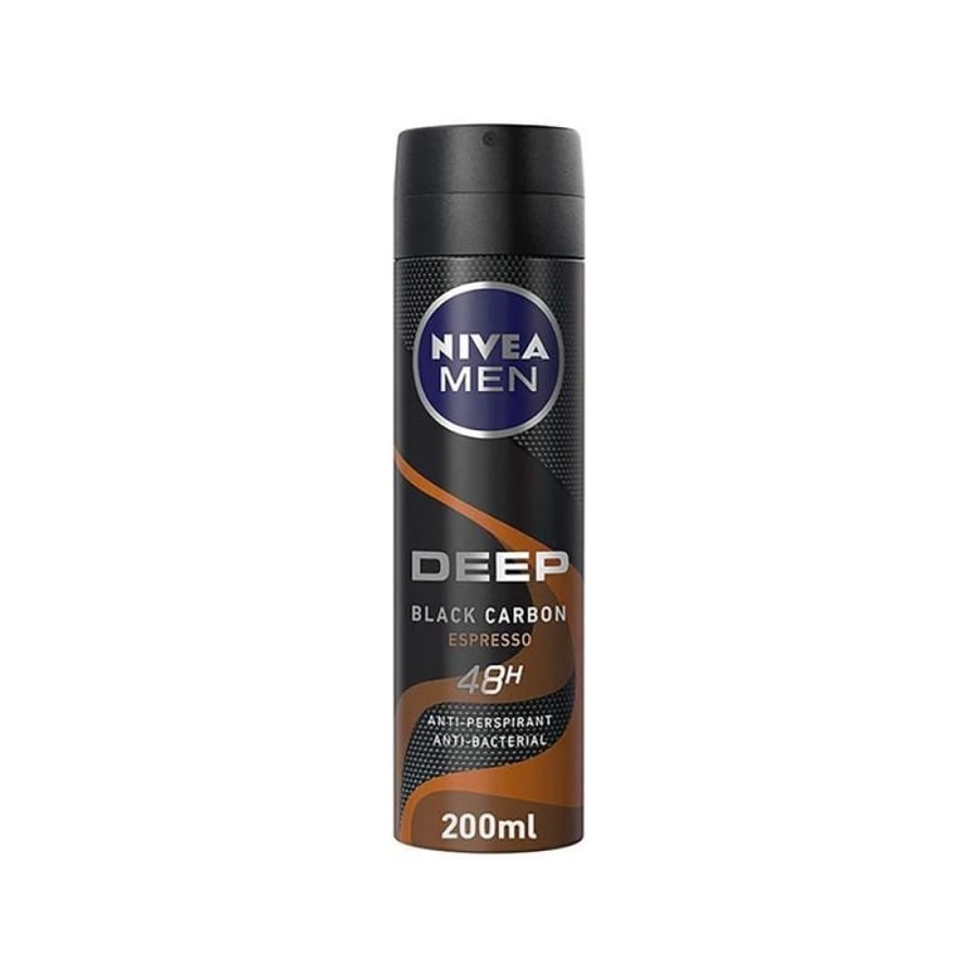 Nivea men's spray deodorant Deep Black Carbon Espresso 200 ml