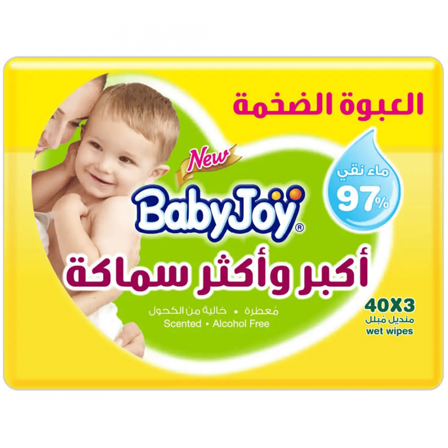 Baby Joy scented tissues larger and thicker 3*40 tissues
