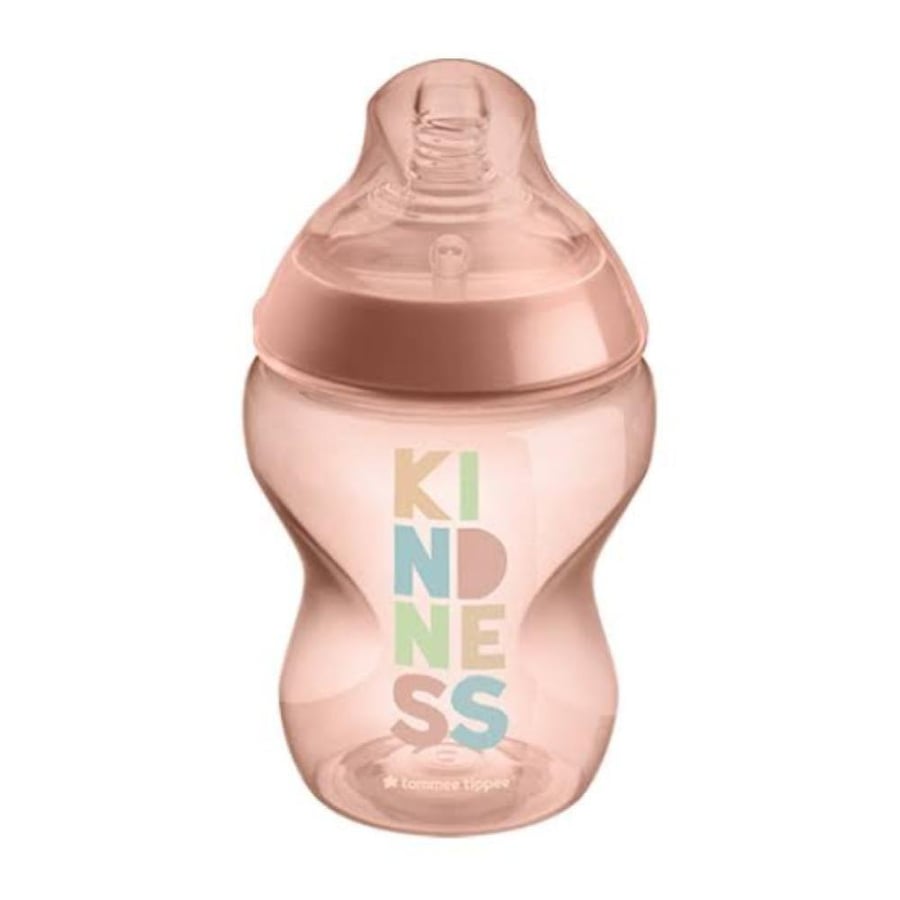 Tommy Tippy feeding bottle plastic 260 ml pink +0