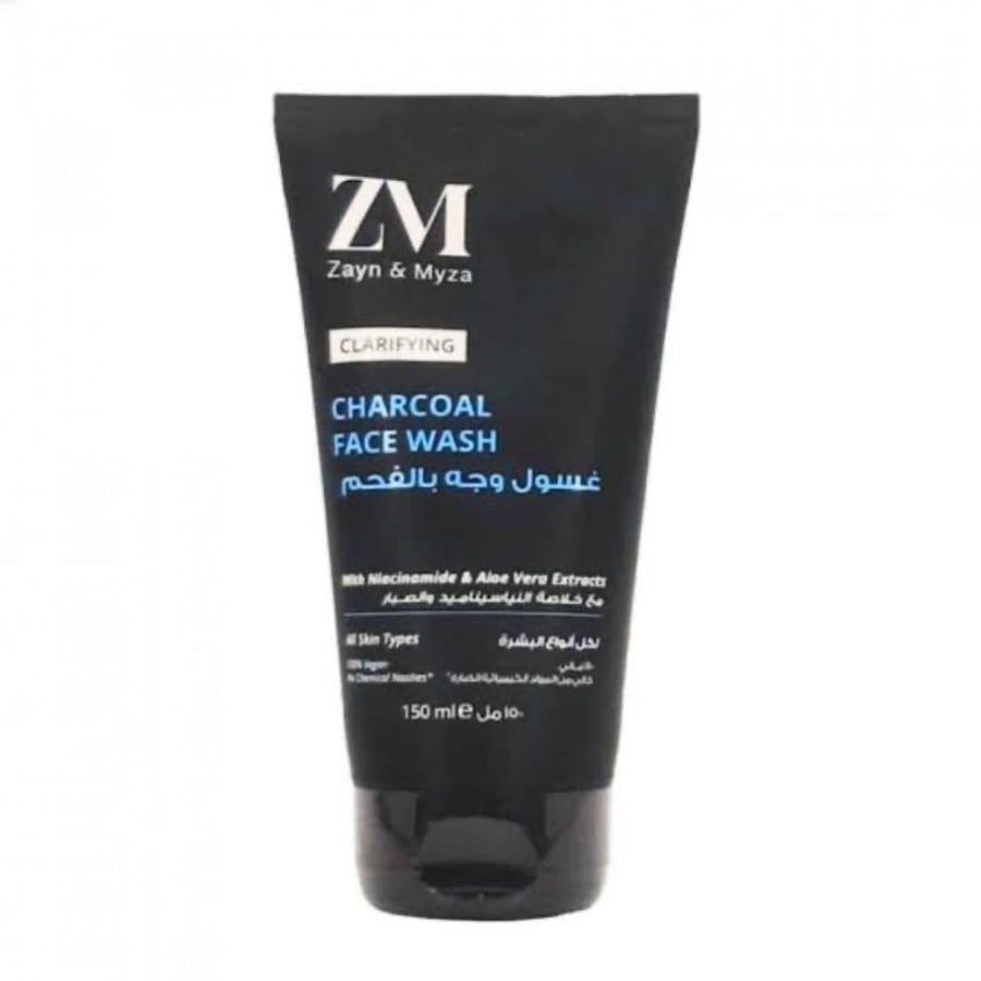 Zain and Miza facial wash with charcoal extract 150 ml