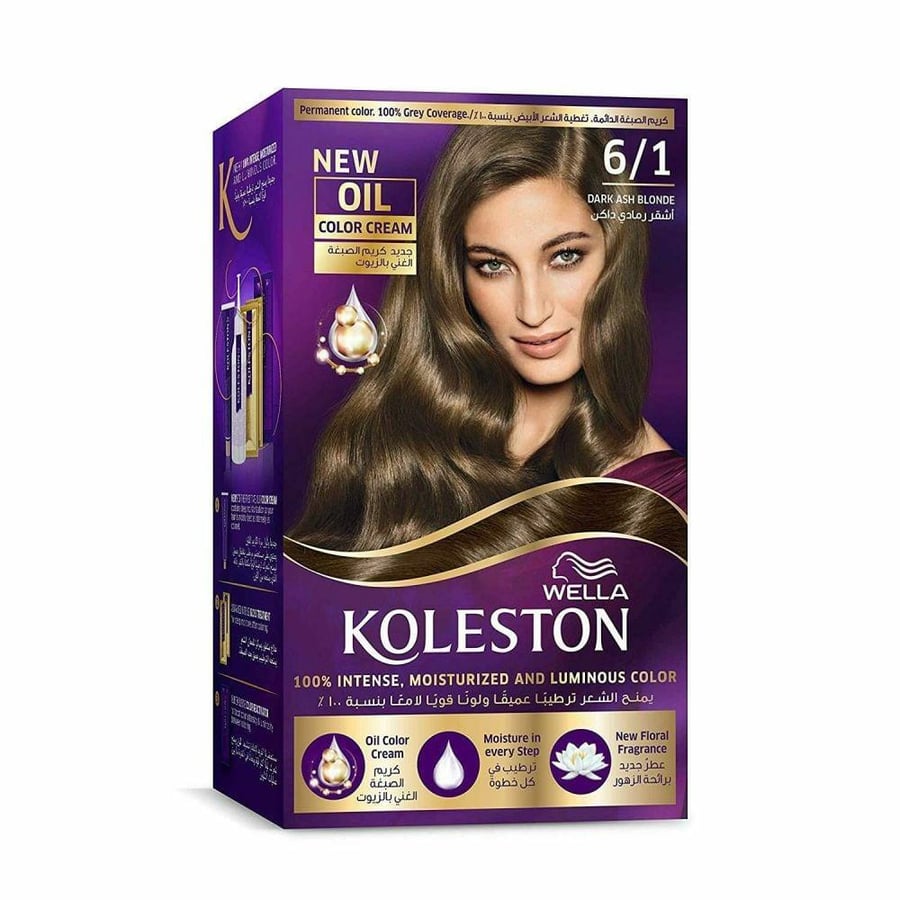 Colorston hair dye blonde gray dark kit 6/1