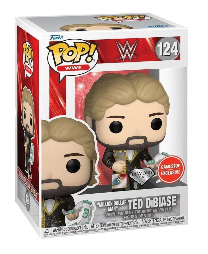 Funko Pop! Wwe - "Million Dollar Man" Ted Dibiase #124 - Gamestop Exclusive (Diamond)