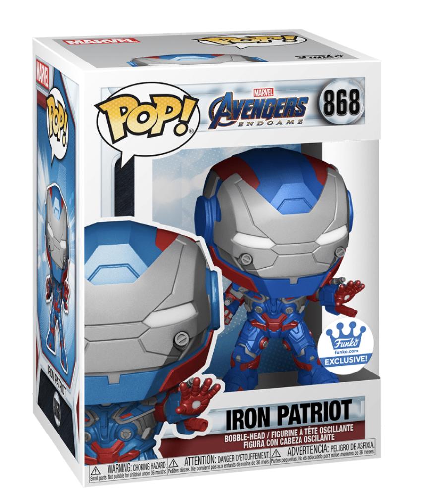Funko Pop! Marvel - Iron Patriot #868 - Funko Exclusive