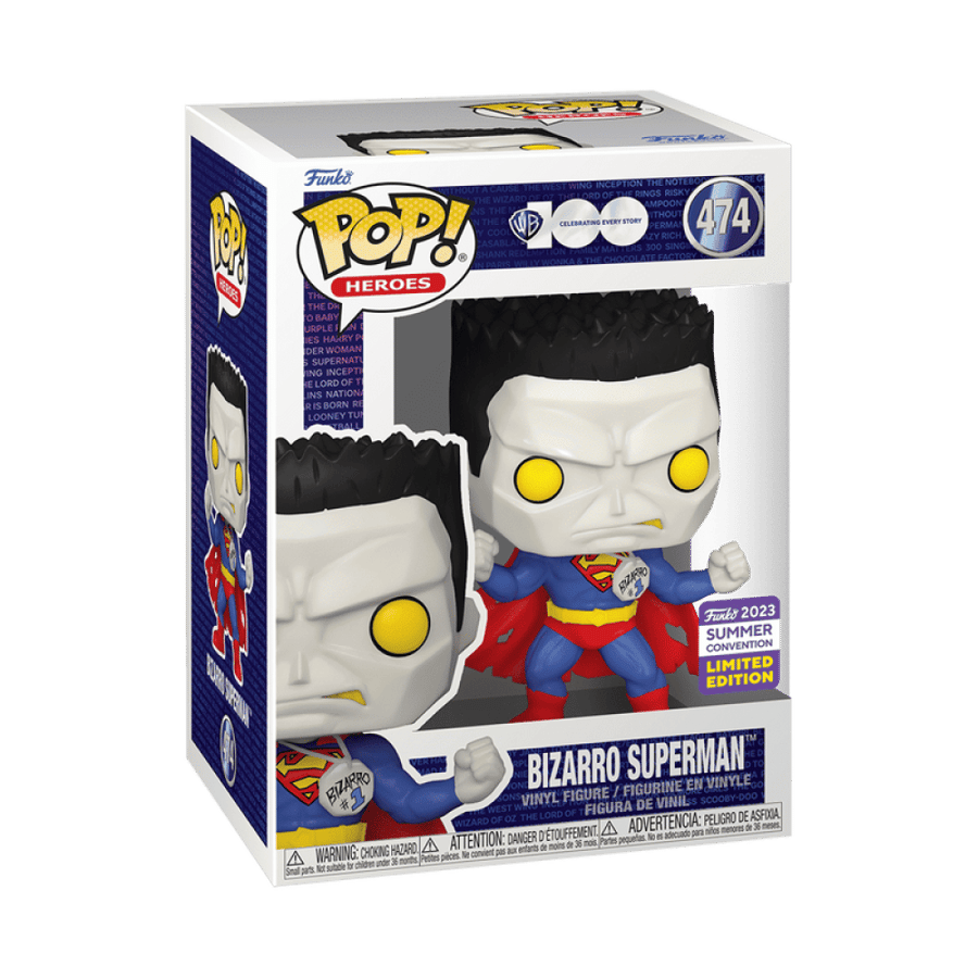 Funko Pop! Dc - Bizarro Superman #474 - 2023 Summer Convention