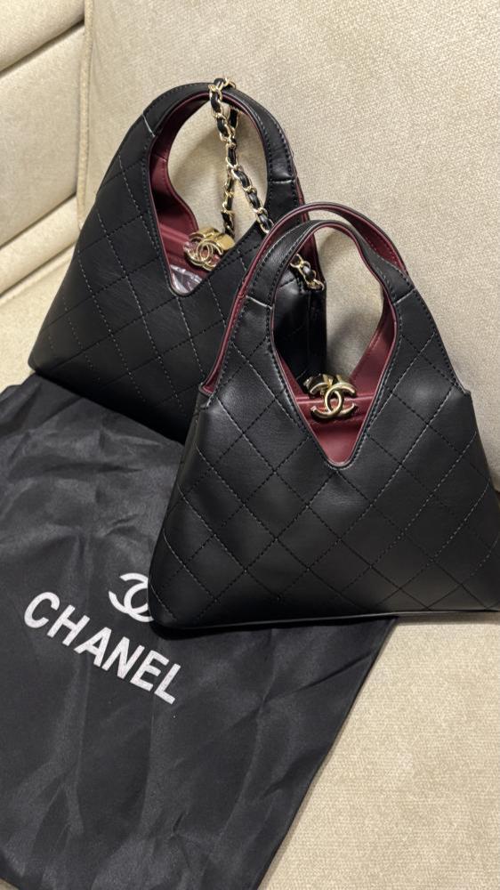 Tote, Calfskin & gold-tone