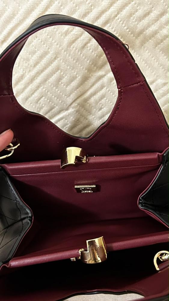Tote, Calfskin & gold-tone