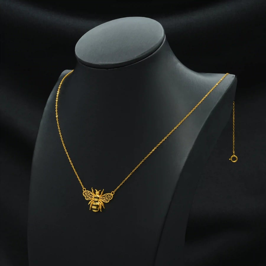 عقد ذهب النحله عيار 21  (N8903)