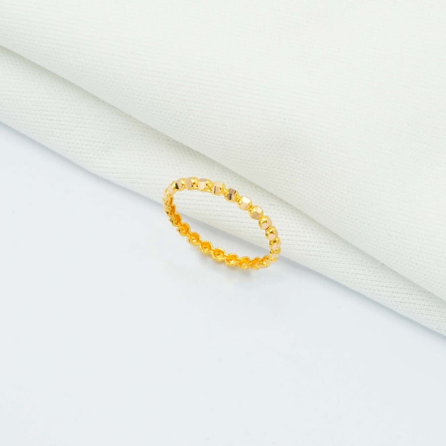 دبلة ذهب عيار 21 (R9251)