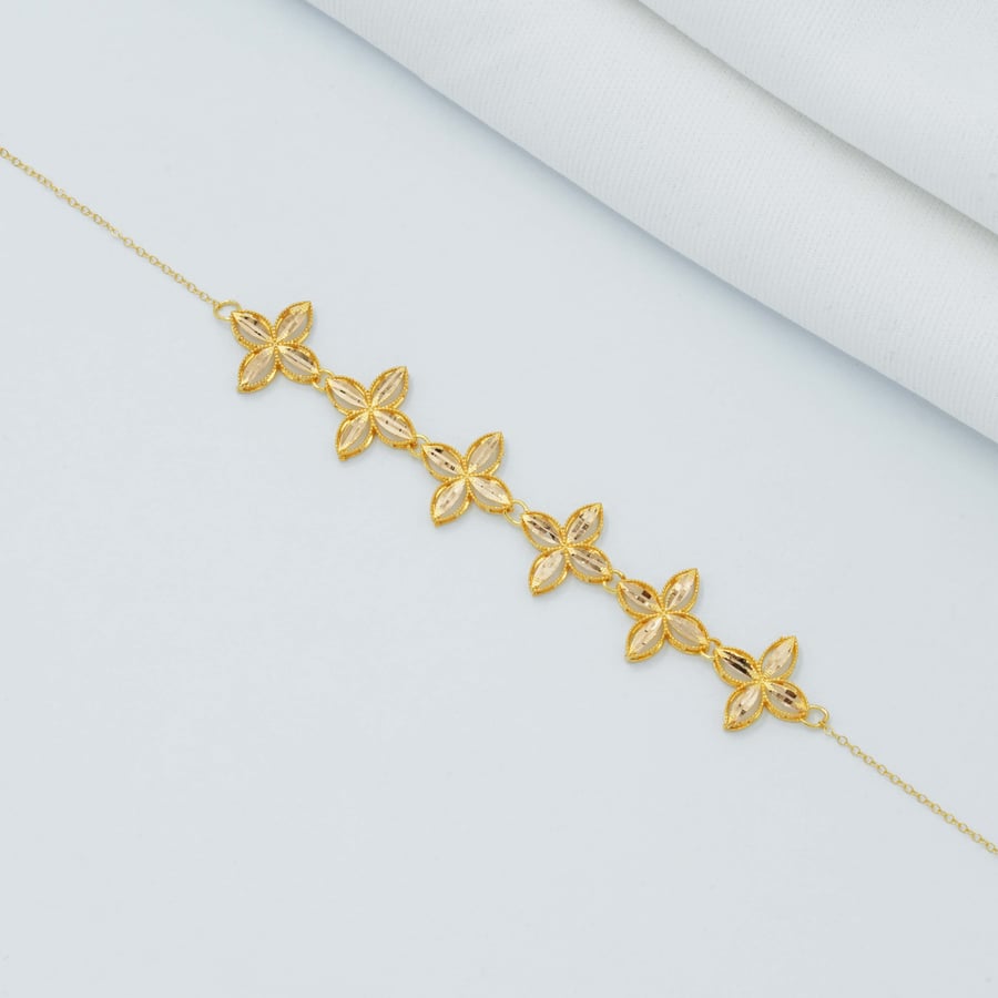 سوارة ذهب عيار 21 (B8484)