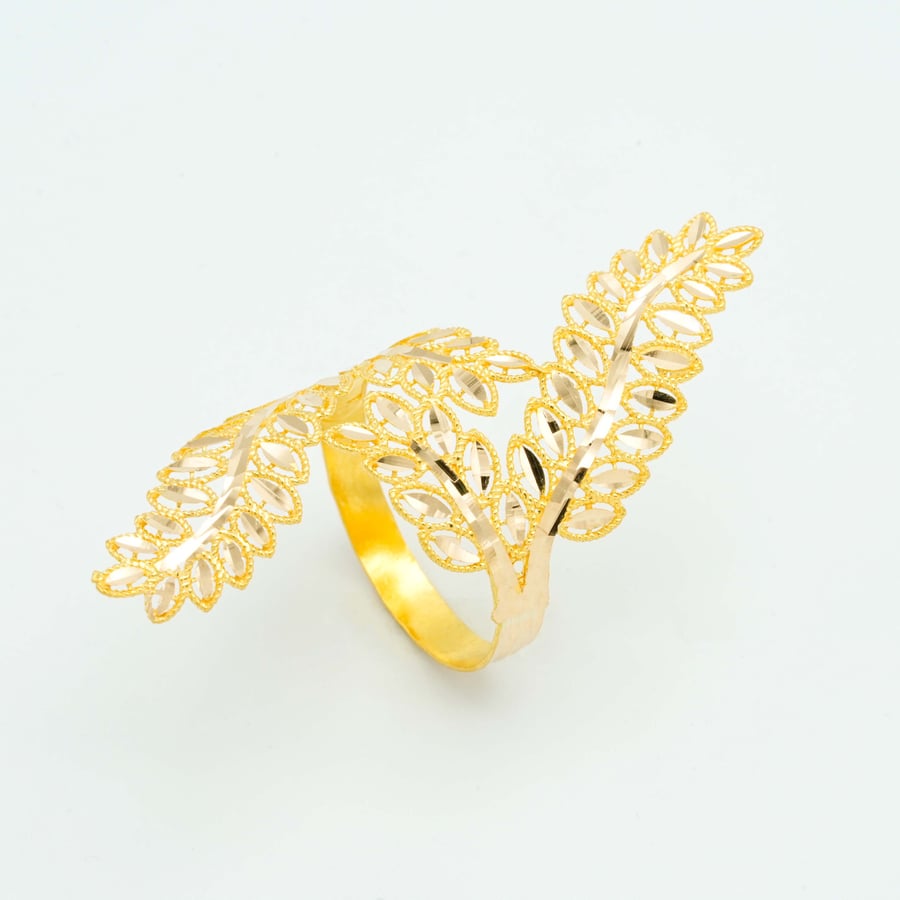 Women's 21 karat gold ring (R5892)