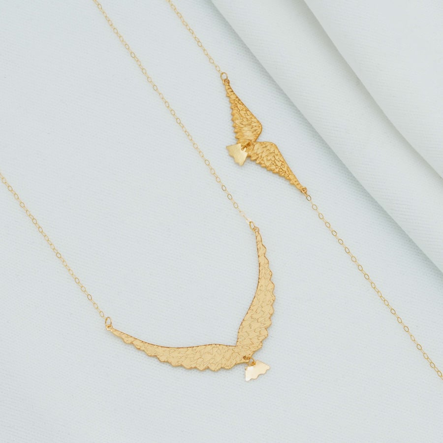 عقد + سوارة ذهب عيار 21 (NB7433)