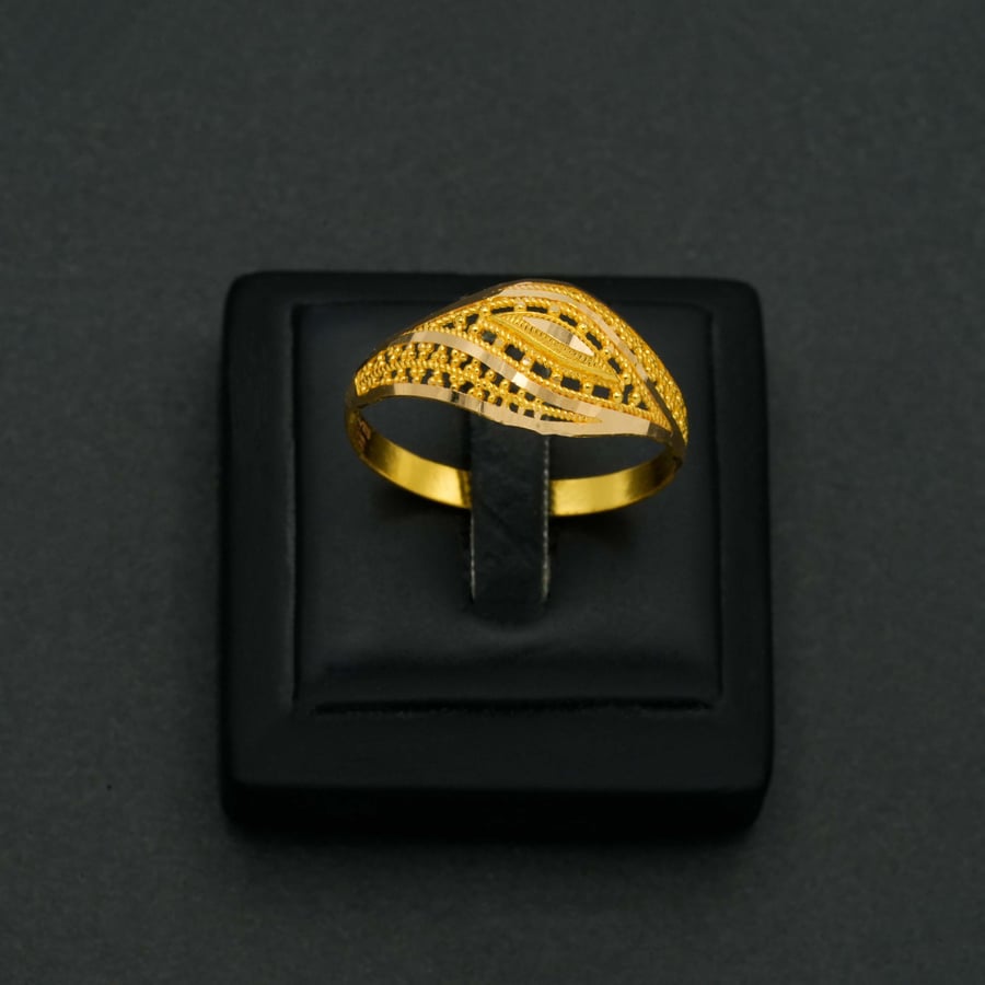 Women's 21 karat gold ring (R5868)