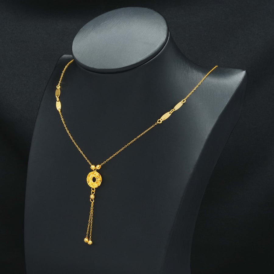 21 karat gold necklace (N8395)