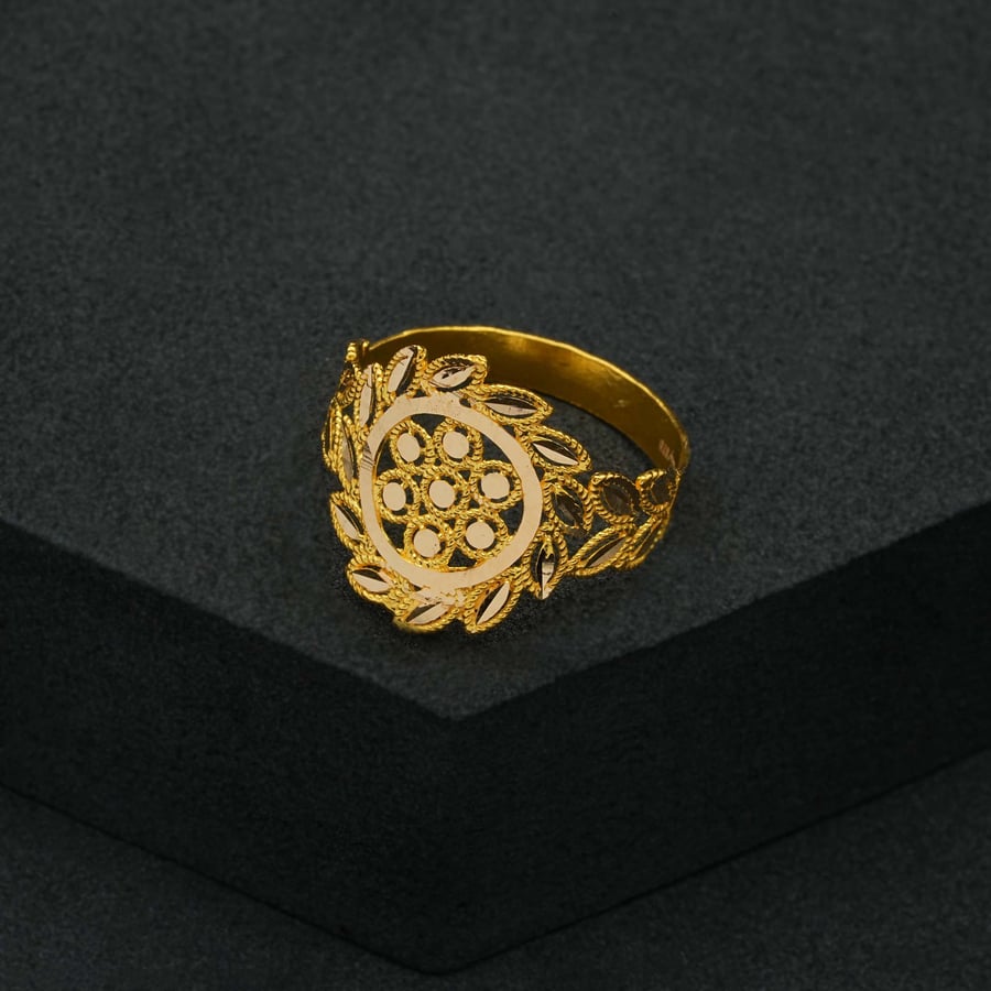 21-karat gold ring (R4626)