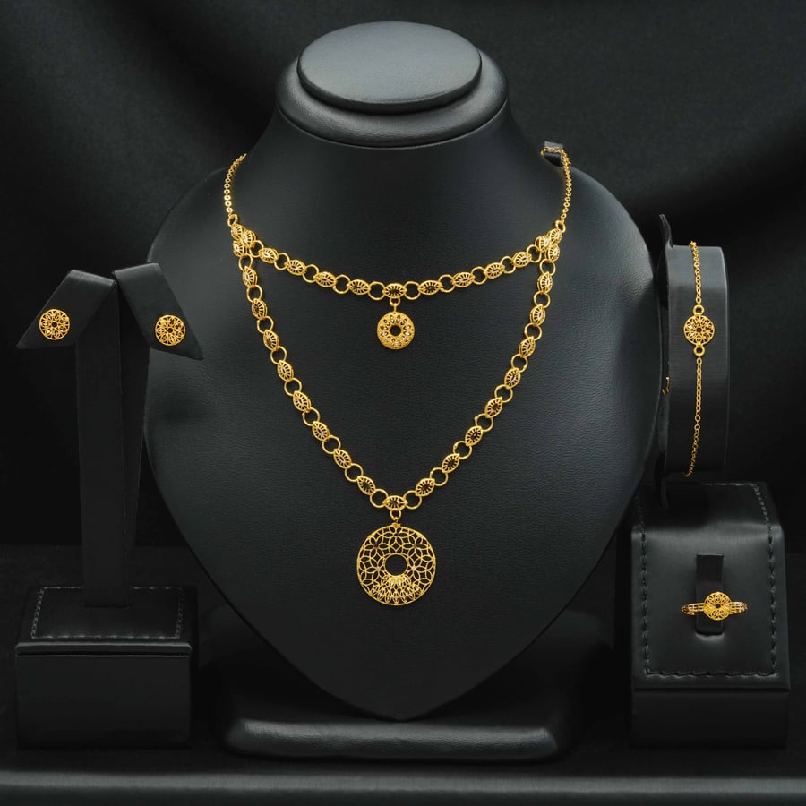 21-karat gold set (S8098)