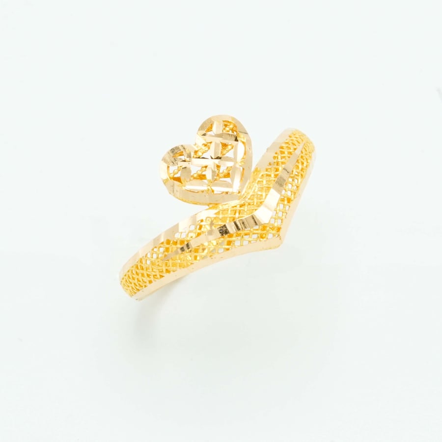 Women's 21 karat gold ring (R5891)
