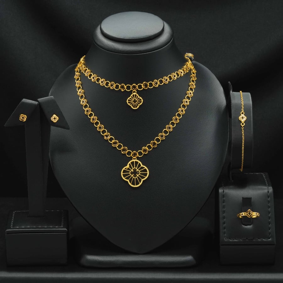 21-karat gold set (S8046)