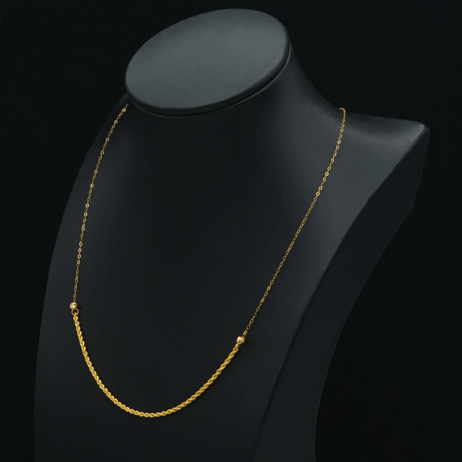 عقد ذهب عيار 21 (N6050)