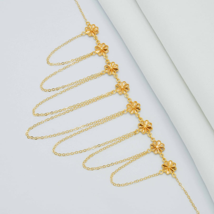 21-karat gold choker (N8308)