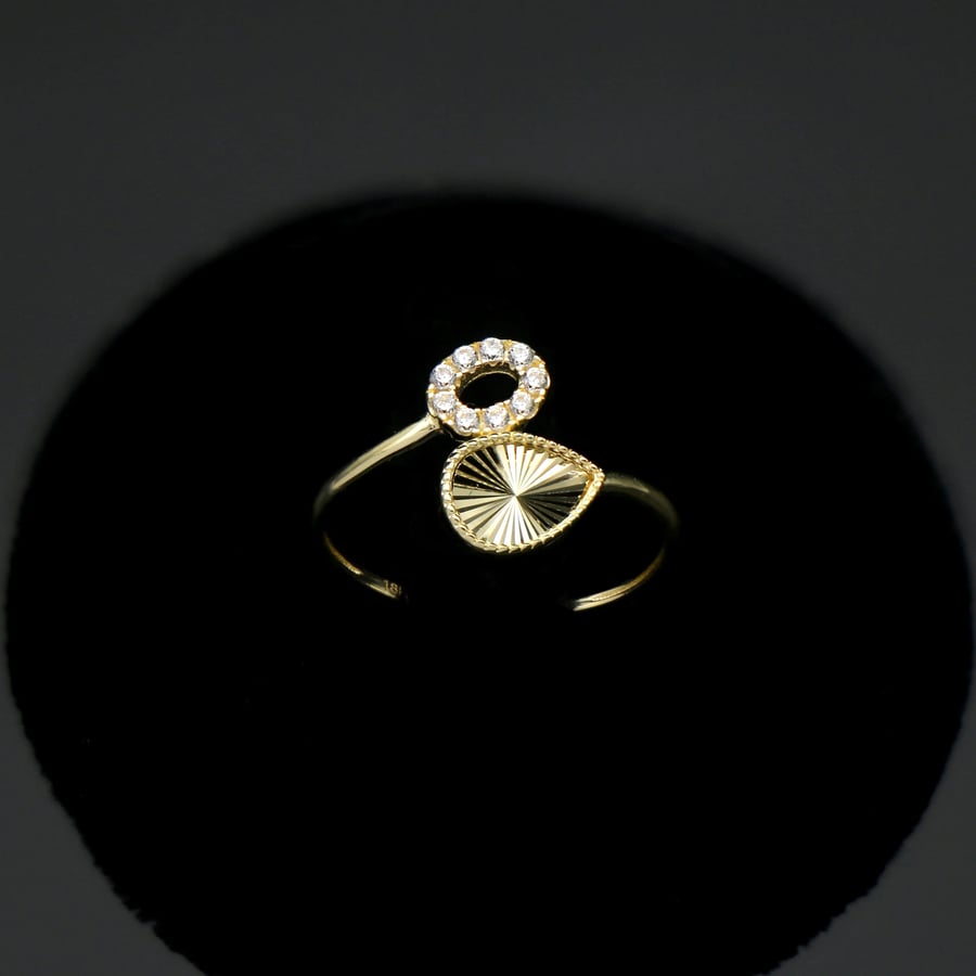 خاتم ذهب (R2845) WF