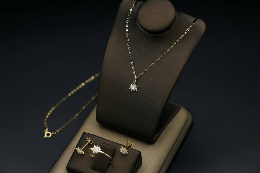 Half children's gold set (K2152)