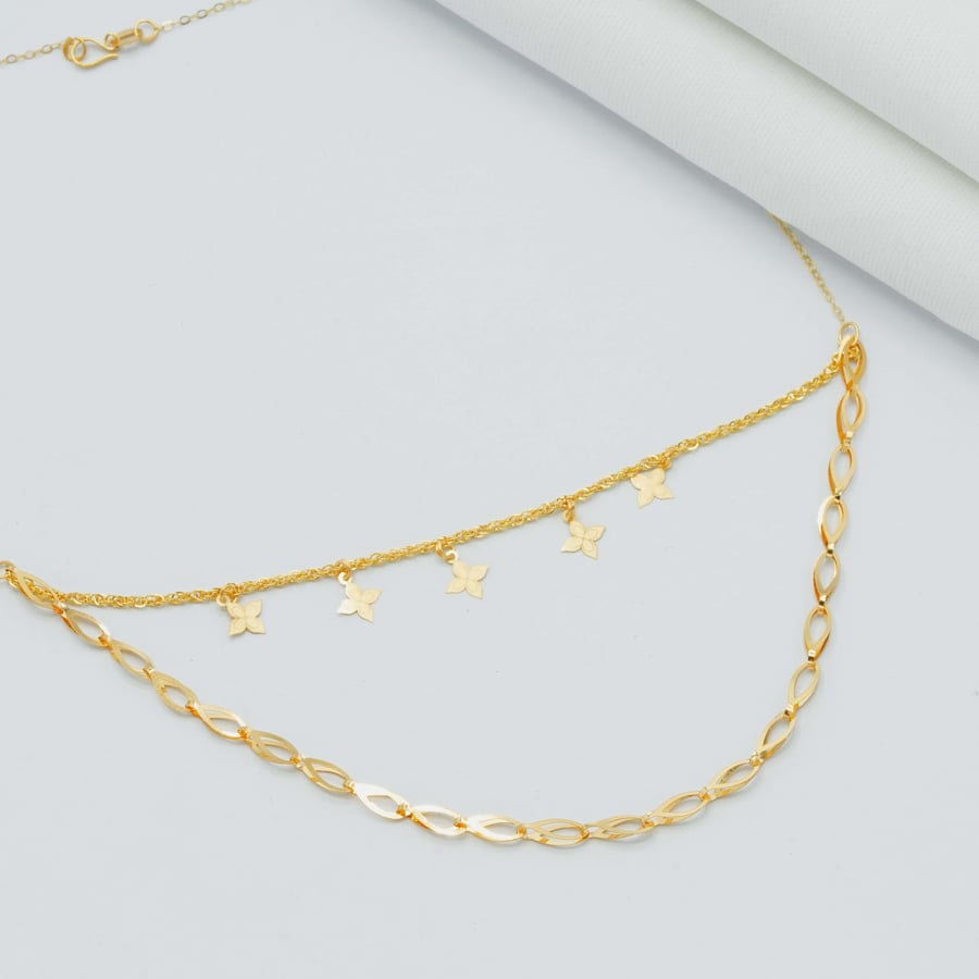 21 karat gold necklace (N8342)