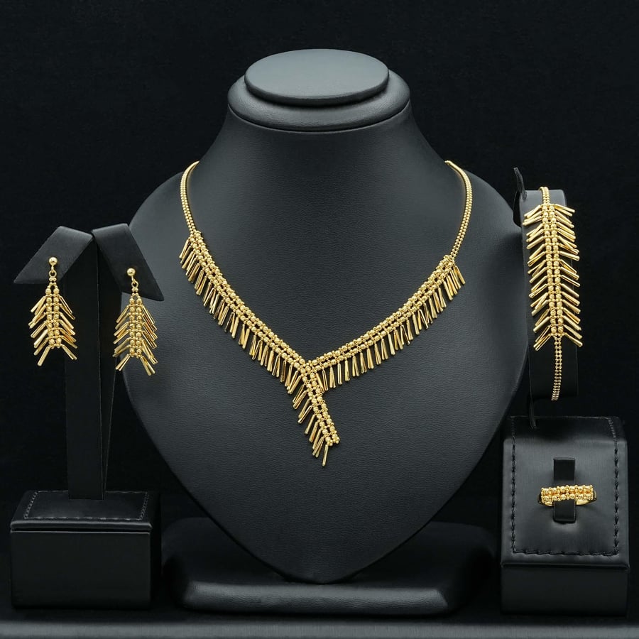 طقم ذهب ايطالي (S4289)