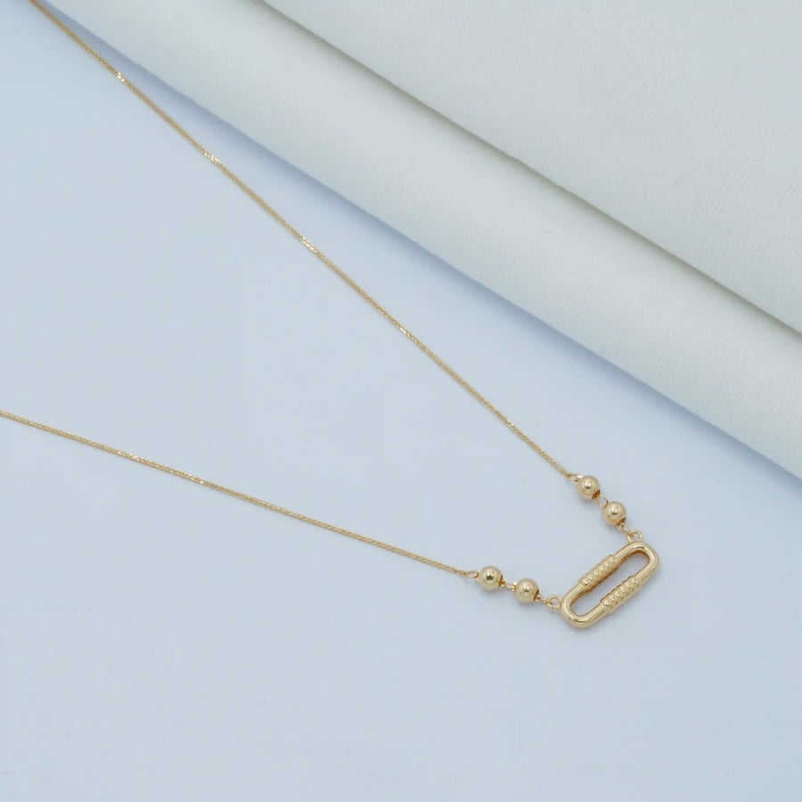 Italian gold necklace (N8851)