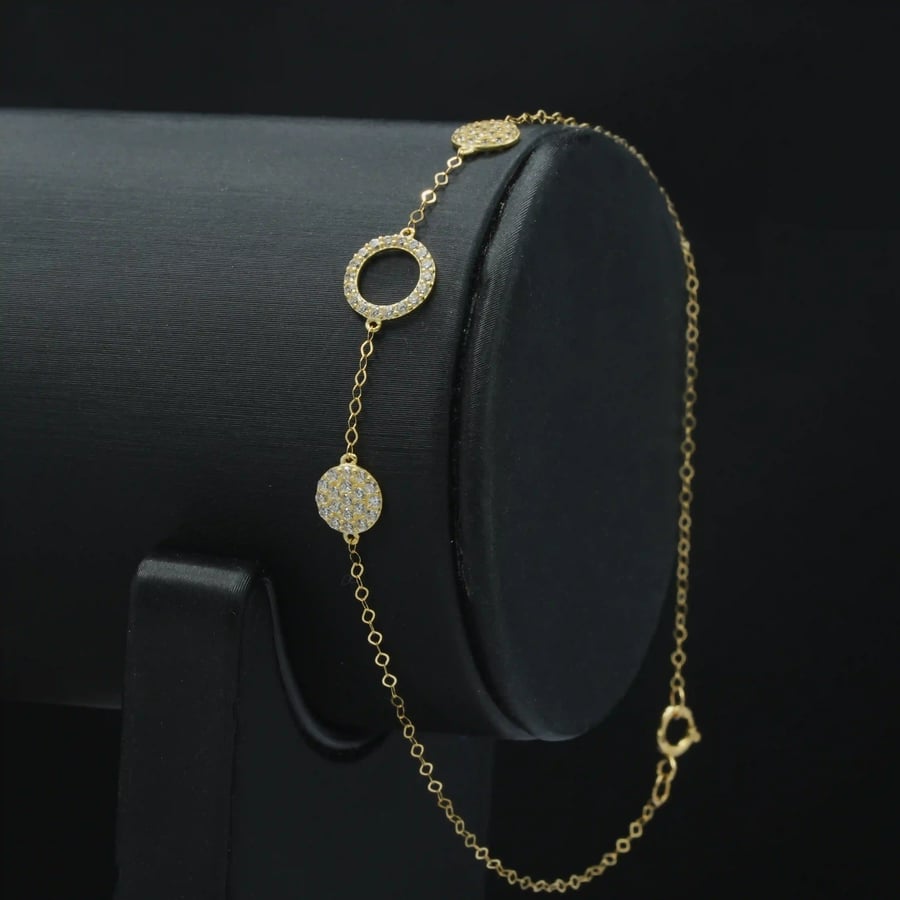 Gold bracelet (B8781)
