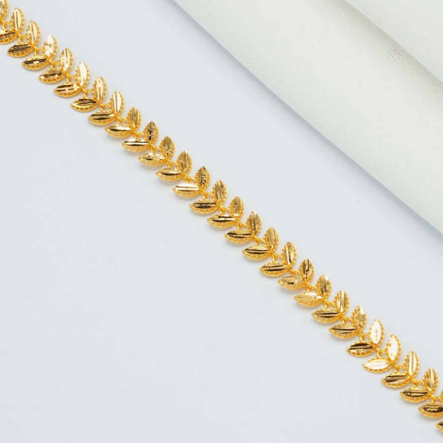 سوارة ذهب عيار 21 (B7132)
