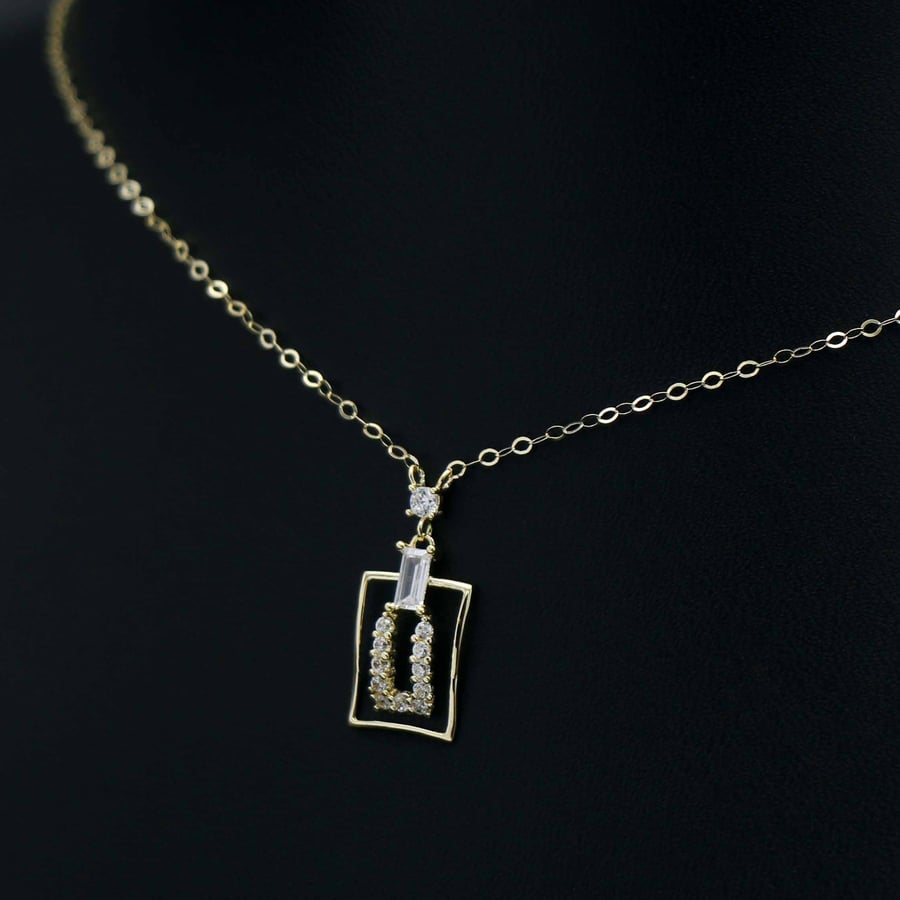 Gold necklace (N2083)