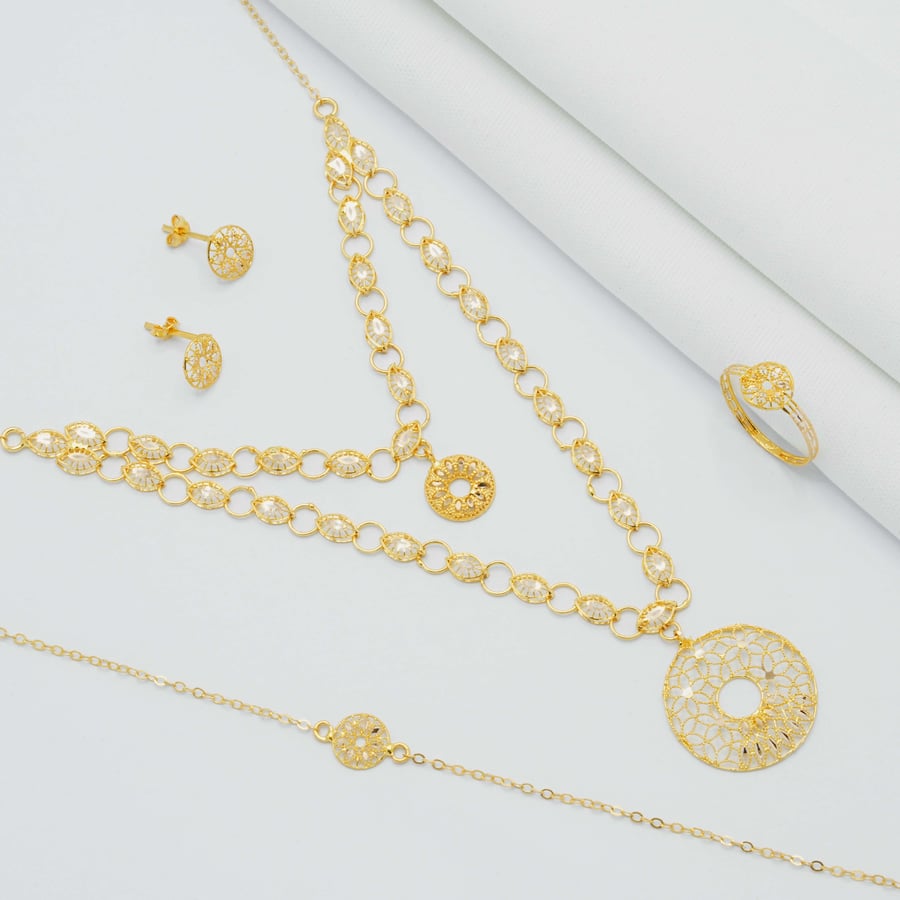 21-karat gold set (S8098)