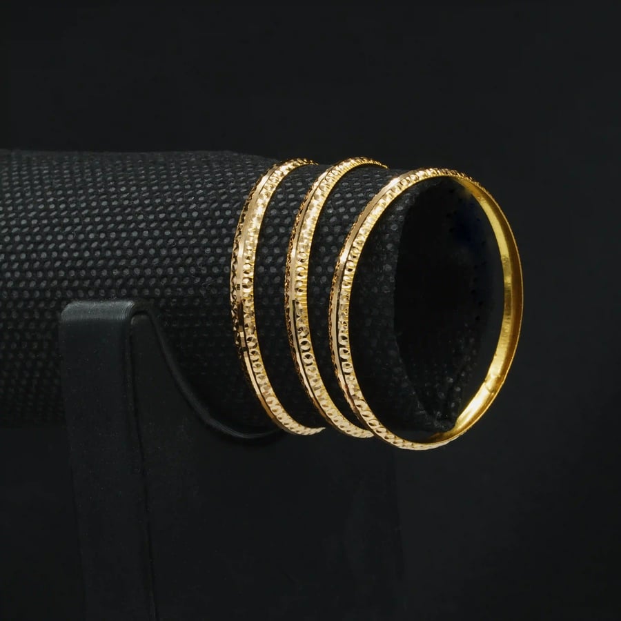 21-karat gold bracelets (B8716)