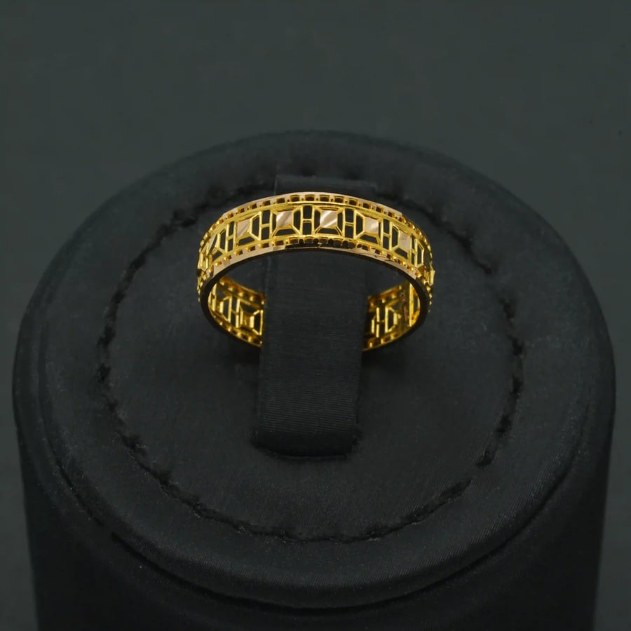 دبلة ذهب عيار 21 (R9238)