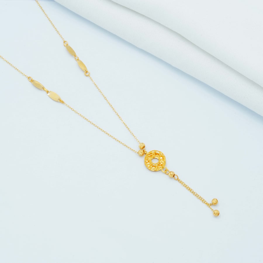 21 karat gold necklace (N8395)