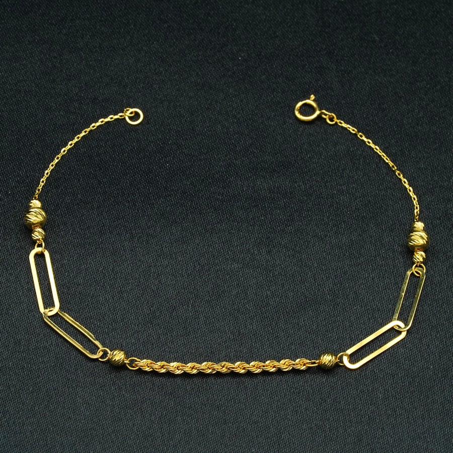 سوارة ذهب عيار 18 (B3916)