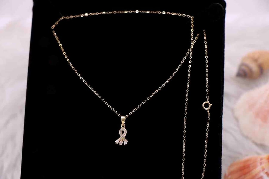 Gold necklace (N275)