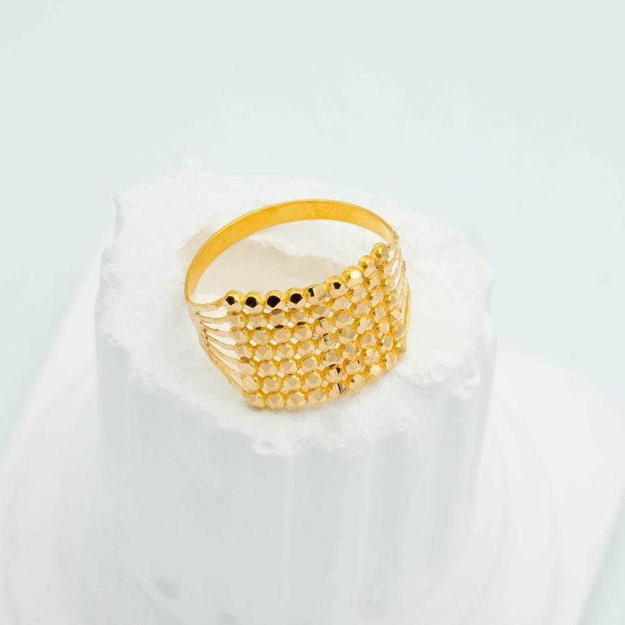 Women's 21 karat gold ring (R6042)