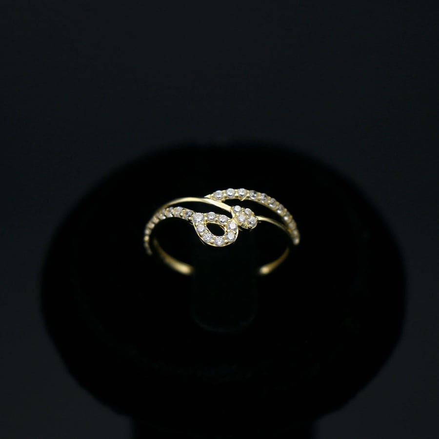 خاتم  ذهب  (R2358) WF