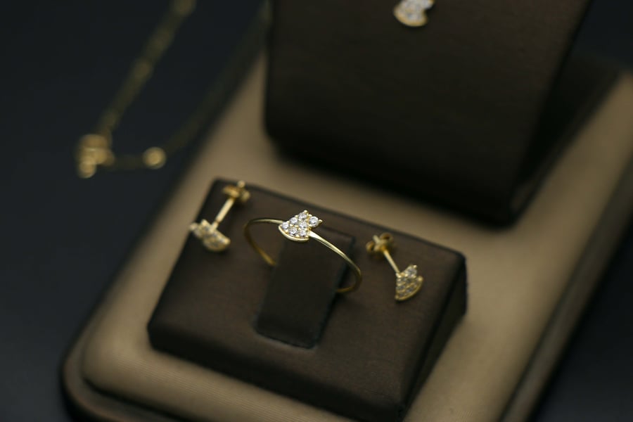 Half kids gold set (K2155)